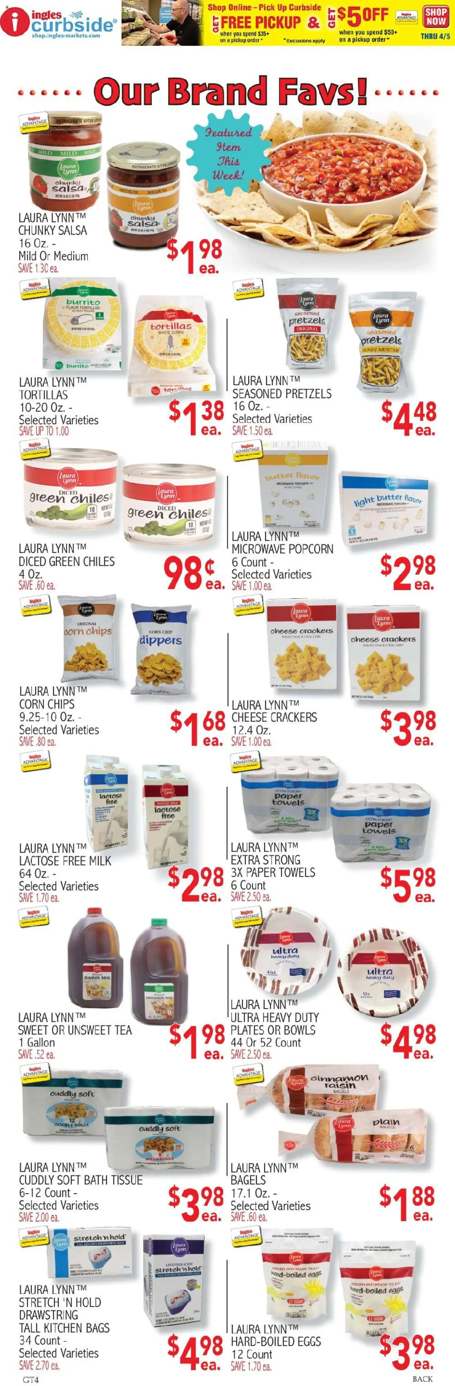 Ingles Weekly Ad - valid from 25.03.2026 | Page: 8 | Products: Corn, Butter, Cheese, Chips