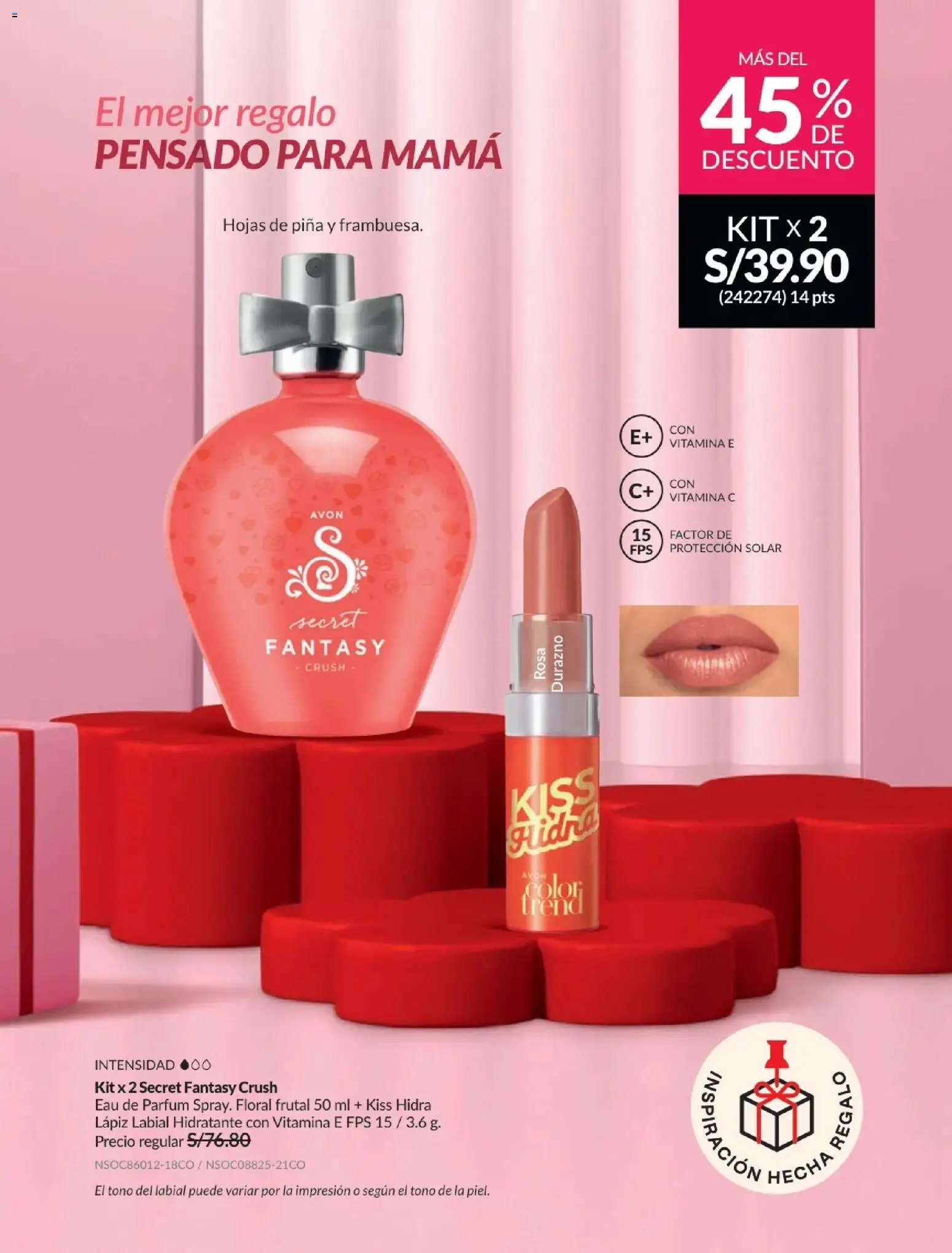 Catálogo Avon válido desde 10.03.2026 | Página: 37 | Productos: Lápiz labial, Piña