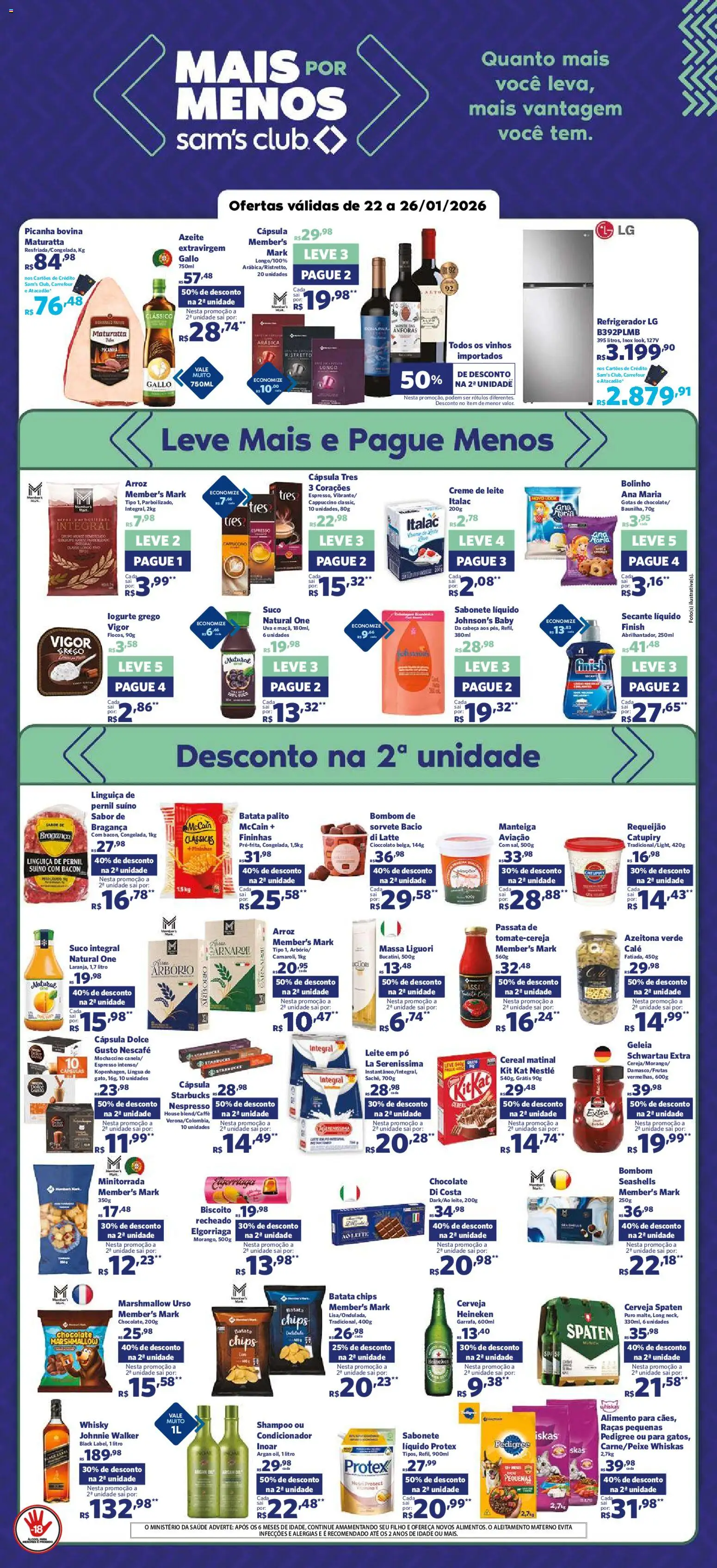 Sam's Club Folheto - válido de 22.01.2026 | Página: 1