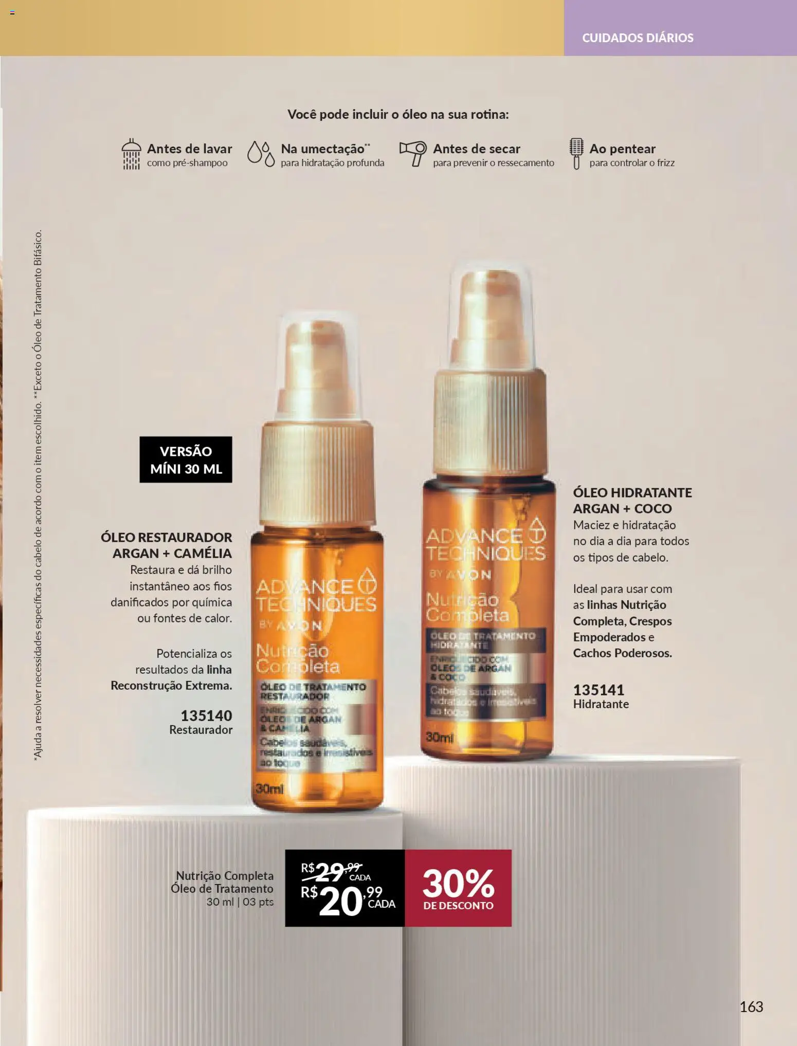 Avon Folheto - válido de 21.11.2025 | Página: 163 | Produtos: Coco, Óleo