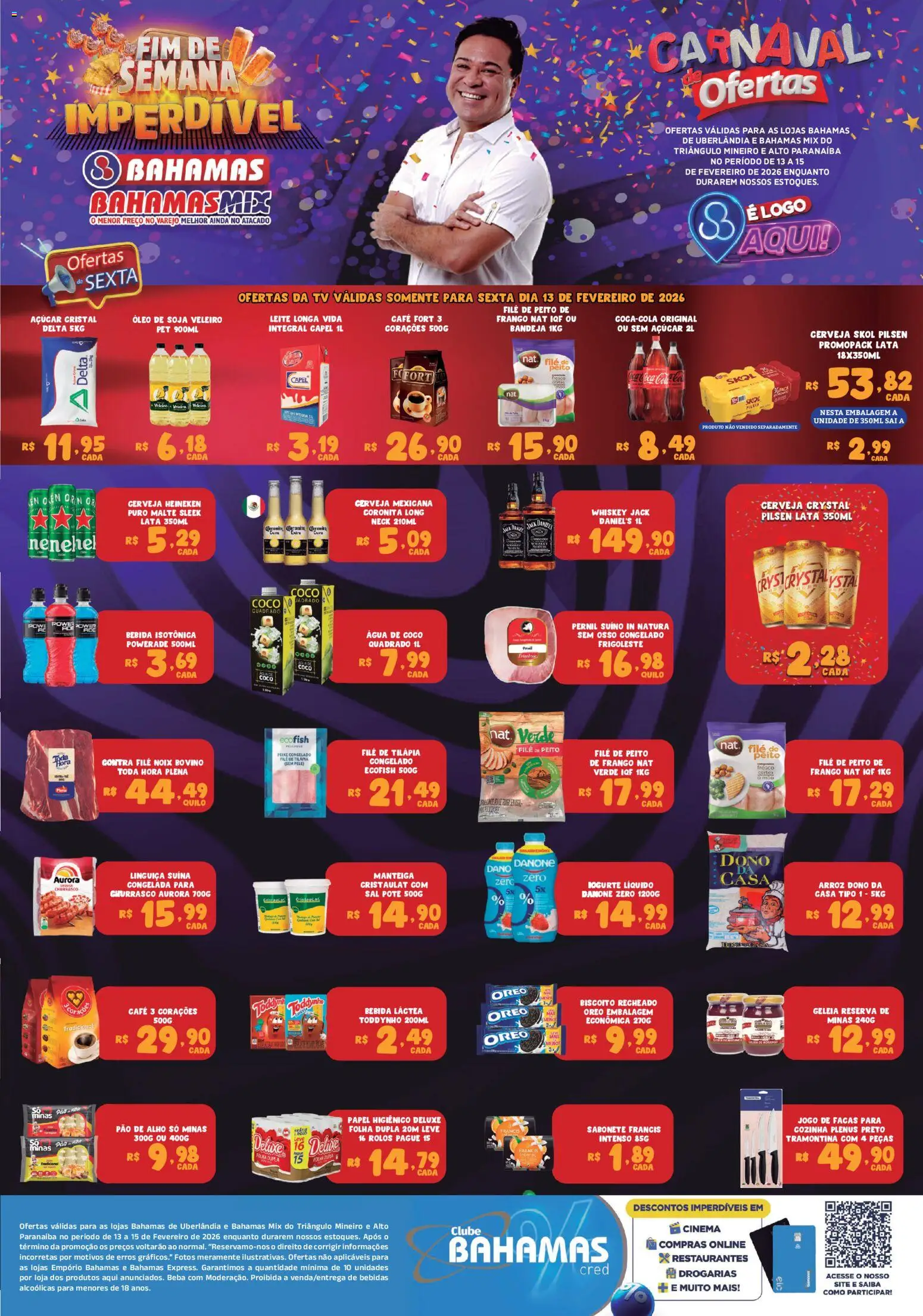 Bahamas Mix Folheto - válido de 13.02.2026 | Página: 1 | Produtos: Coco, Biscoito, Heineken, Açúcar