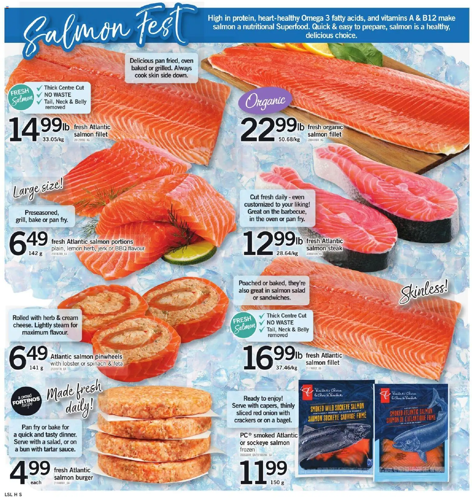 Loblaws flyer valid from 23.10.2025 | Page: 5 | Products: Cream, Salad, Oven