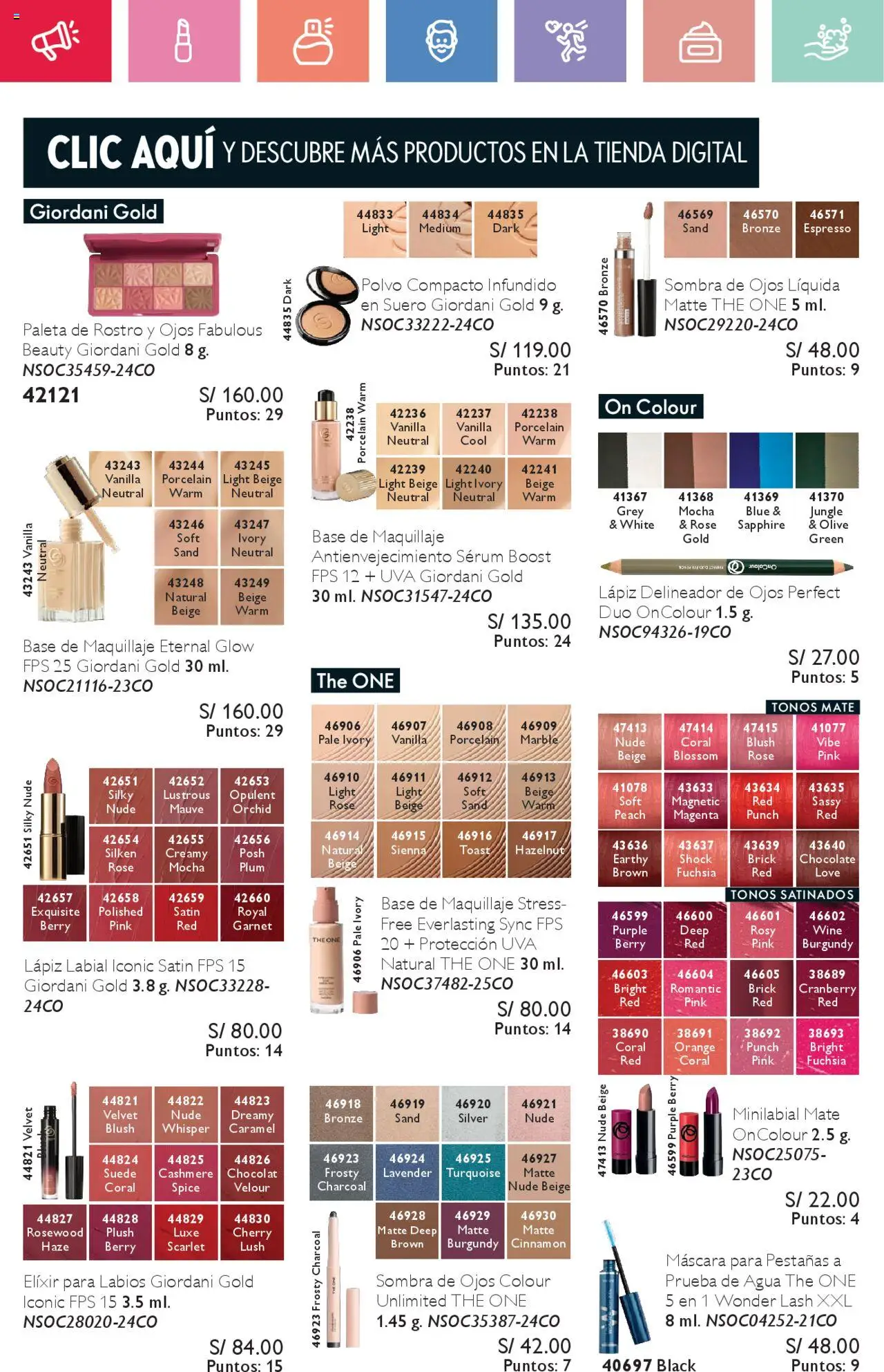 Catálogo Oriflame válido desde 02.08.2025 | Página: 108 | Productos: Delineador, Lápiz labial, Chocolate, Polvo