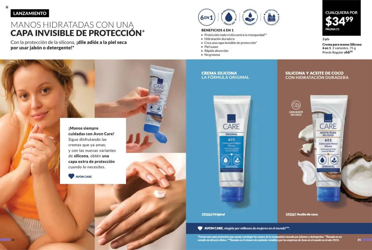 Nuevas ofertas de AVON válidas en toda la República Mexicana desde el 11.07.2025. ¡Encuentra las mejores ofertas en AVON campaña 11 2025! | Página: 12 | Productos: Detergente, Crema, Aceite, Jabón