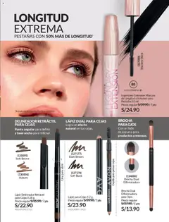 Catálogo Avon válido desde 29.08.2025 | Página: 18 | Productos: Brocha, Máscara, Delineador