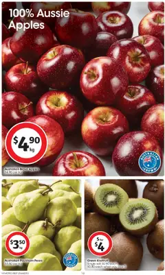 Coles catalogue - valid from 30.07.2025 | Page: 16 | Products: Apples, Kiwifruit