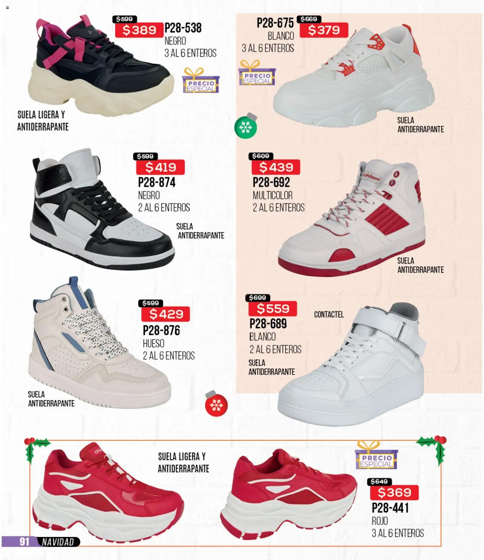 Nuevas ofertas de Cklass válidas en toda la República Mexicana desde el 30.11.2025. ¡Encuentra las mejores ofertas en Cklass catálogo Rebajas Navideñas Calzado! | Página: 92