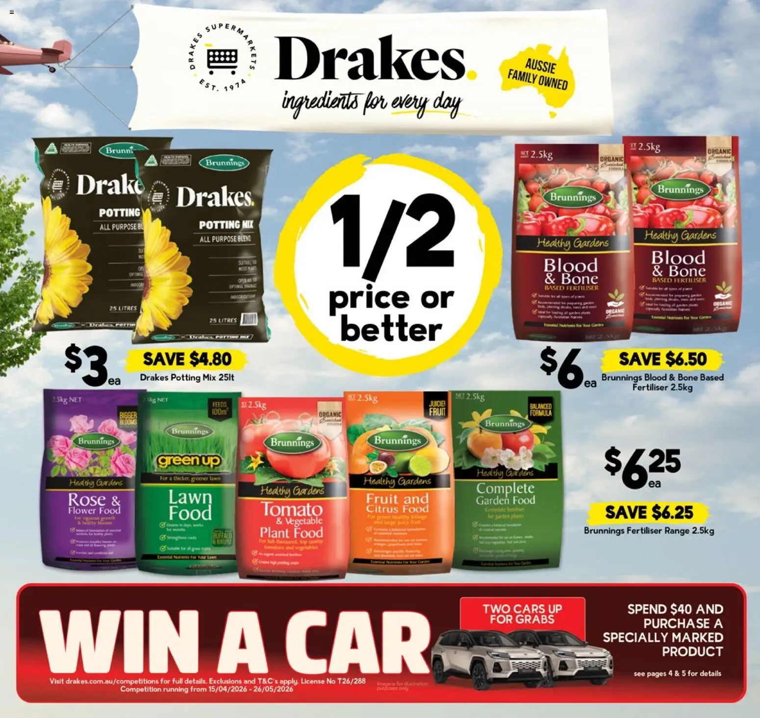 Drakes catalogue - valid from 15.04.2026 | Page: 1 | Products: Fur, Plant, Vegetables
