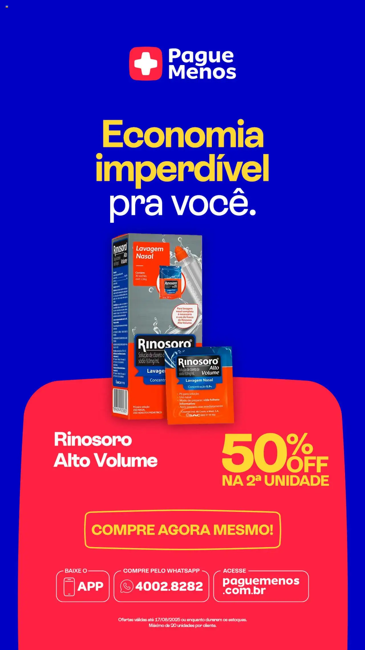 Pague Menos Folheto - válido de 12.08.2025 | Página: 4 | Produtos: Pó