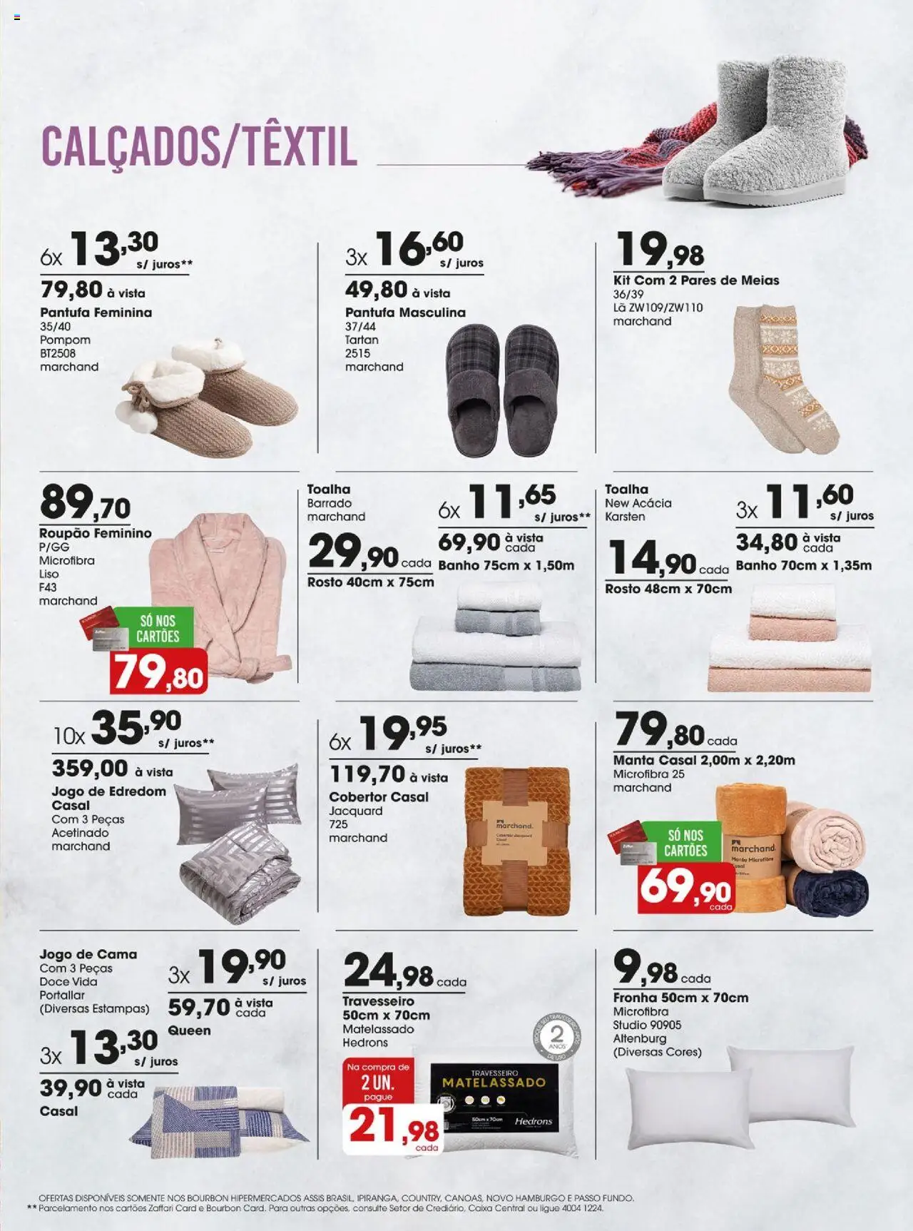Zaffari Folheto - válido de 17.06.2025 | Página: 23 | Produtos: Cama, Caixa, Meias, Roupão