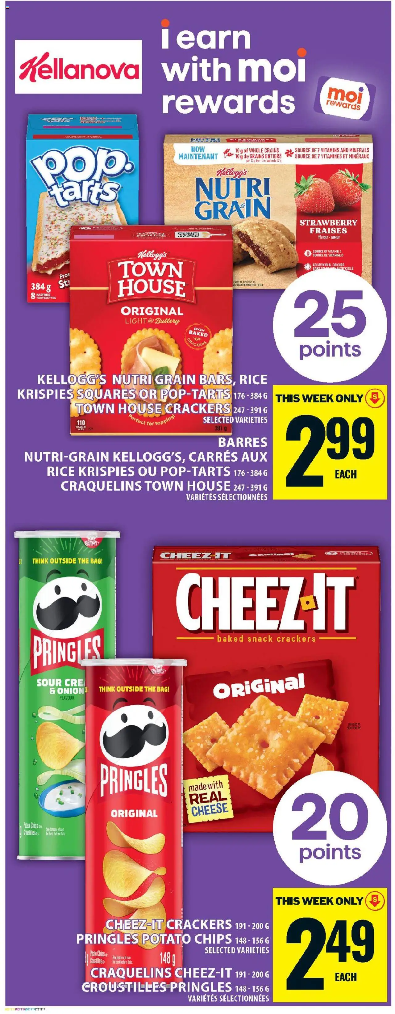 Food Basics flyer valid from 09.10.2025 | Page: 10 | Products: Chips, Bag, Oven, Cheese