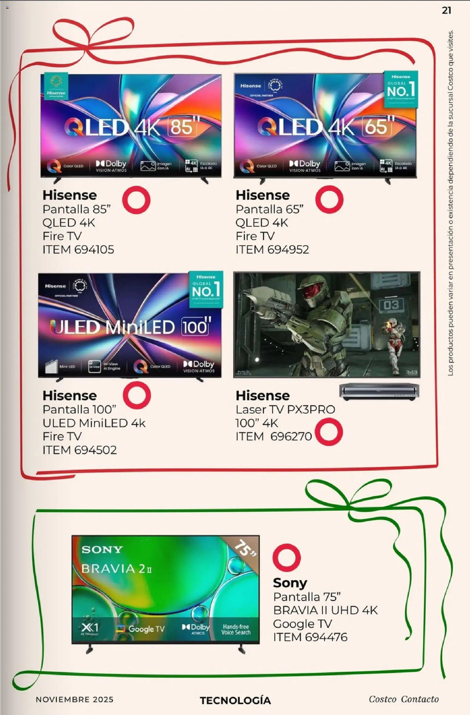 Nuevas ofertas de Costco válidas en toda la República Mexicana desde el 01.11.2025. ¡Encuentra las mejores ofertas en Costco Revista Noviembre! | Página: 21