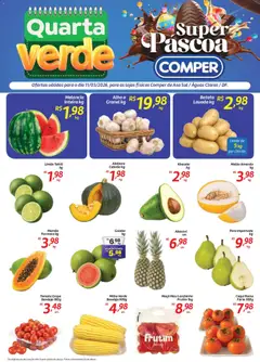 Comper ofertas Quarta Verde - Pré-Visualização do folheto da loja Comper, válido de 11.03.2026