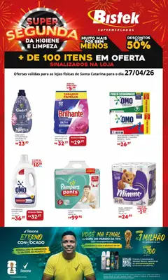 Bistek Supermercados ofertas Super Segunda - Pré-Visualização do folheto da loja Bistek Supermercados, válido de 27.04.2026