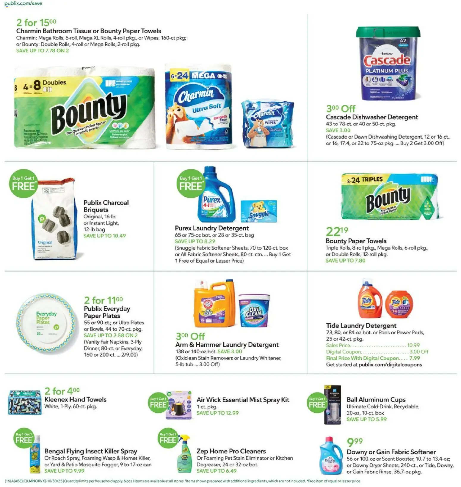Publix Leaflet - valid from 29.10.2025 | Page: 16 | Products: Box, Hammer, Detergent, Dishwasher