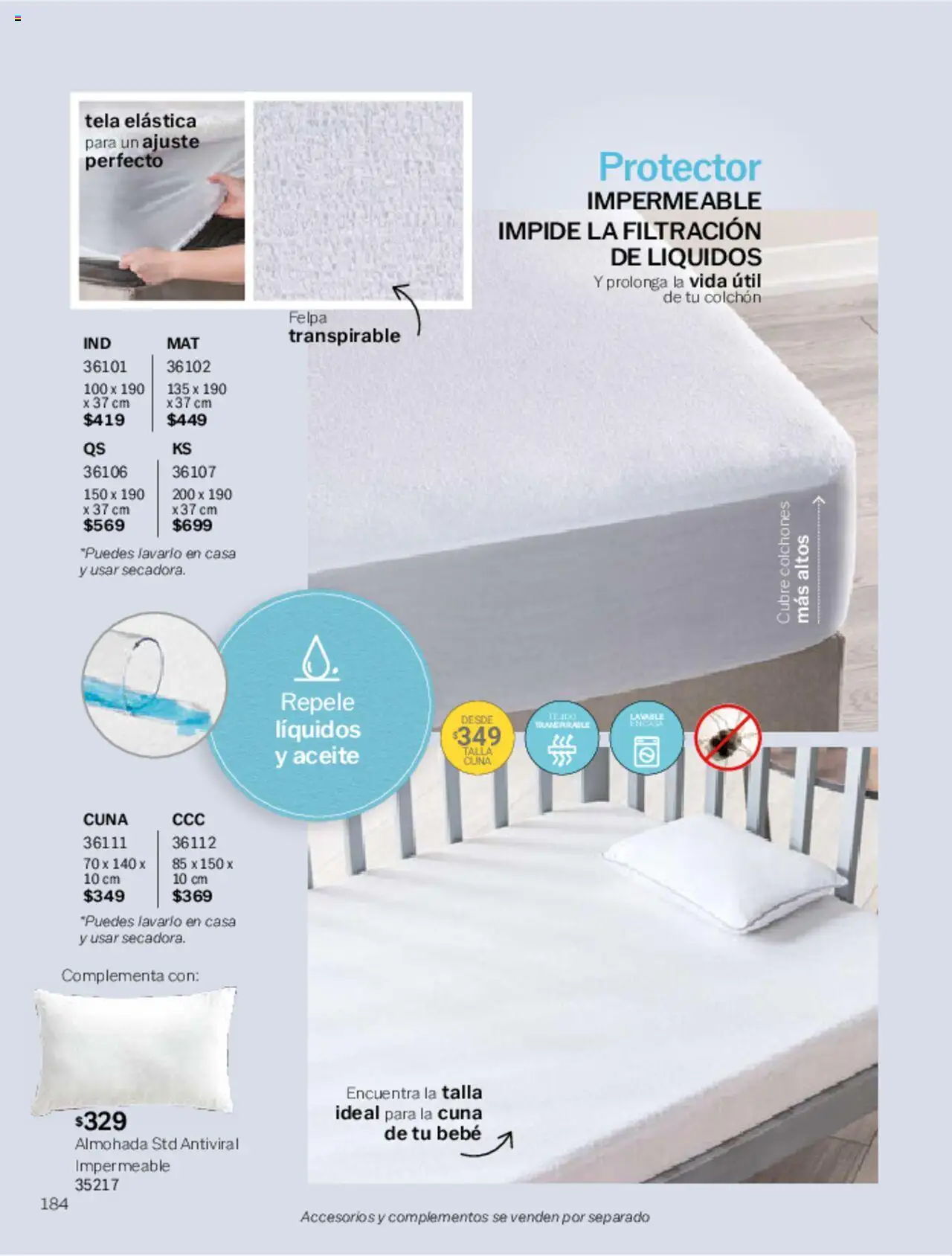 Nuevas ofertas de Vianney válidas en toda la República Mexicana desde el 07.03.2025. ¡Encuentra las mejores ofertas en Vianney catálogo Primavera! | Página: 188 | Productos: Aceite, Colchón, Almohada, Cuna