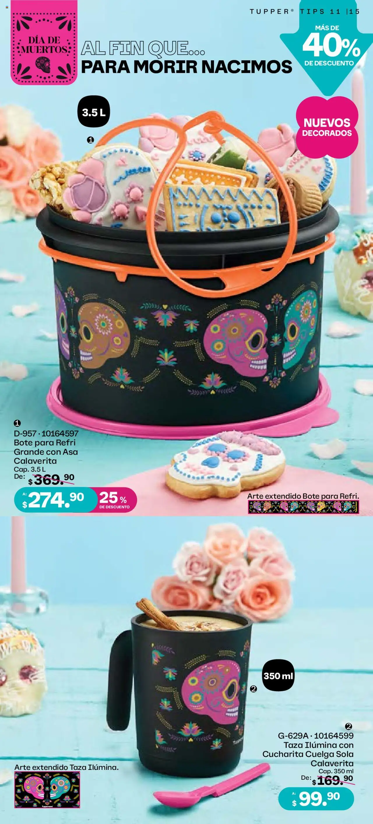 Nuevas ofertas de Tupperware válidas en toda la República Mexicana desde el 06.10.2025. ¡Encuentra las mejores ofertas en Tupperware - Catálogo! | Página: 15 | Productos: Taza