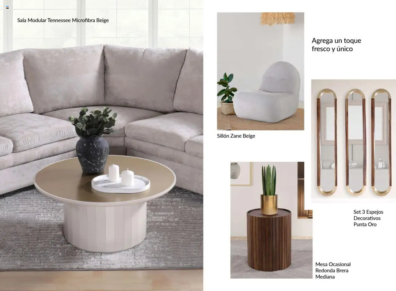 Nuevas ofertas de Muebles Dico válidas en toda la República Mexicana desde el 24.02.2025. ¡Encuentra las mejores ofertas en Muebles Dico catálogo Primavera! | Página: 3 | Productos: Sillón, Modular, Mesa