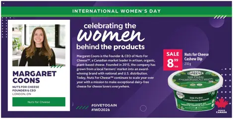 Preview of Nuts for Cheese Cashew Dip, Cashew Dip 210 g from shop Co-op Food valid from 05.03.2026 | Page: 16