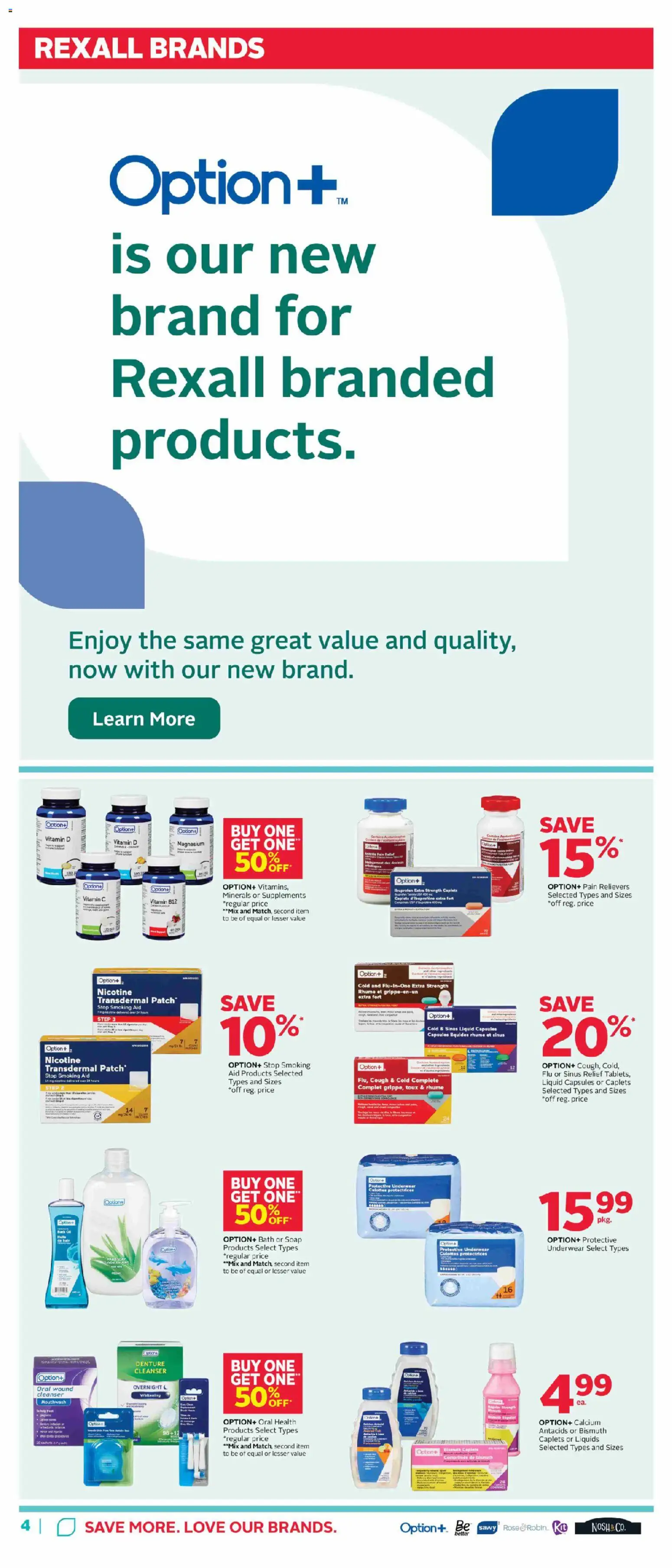 Rexall flyer valid from 28.11.2025 | Page: 11 | Products: Soap, Mouthwash, Bath, Underwear