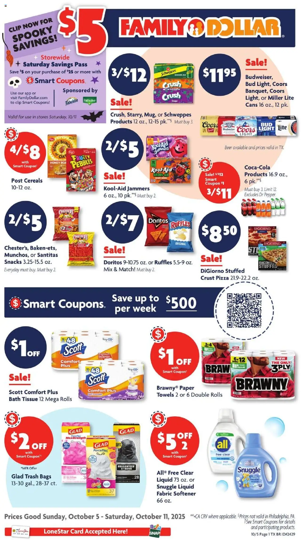 Family Dollar Weekly Ad - valid from 05.10.2025 | Page: 1