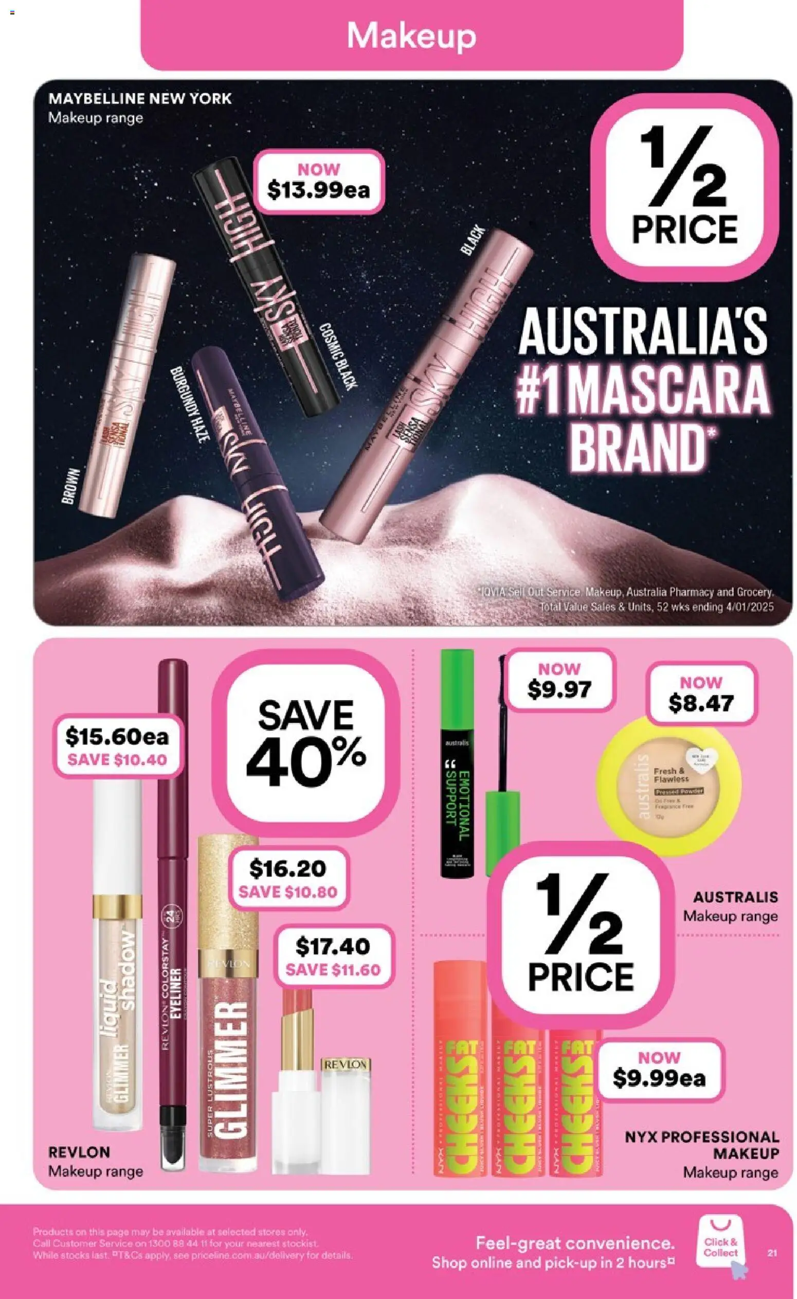 Priceline Pharmacy catalogue - valid from 10.12.2025 | Page: 21 | Products: Fragrance, Eyeliner, Makeup