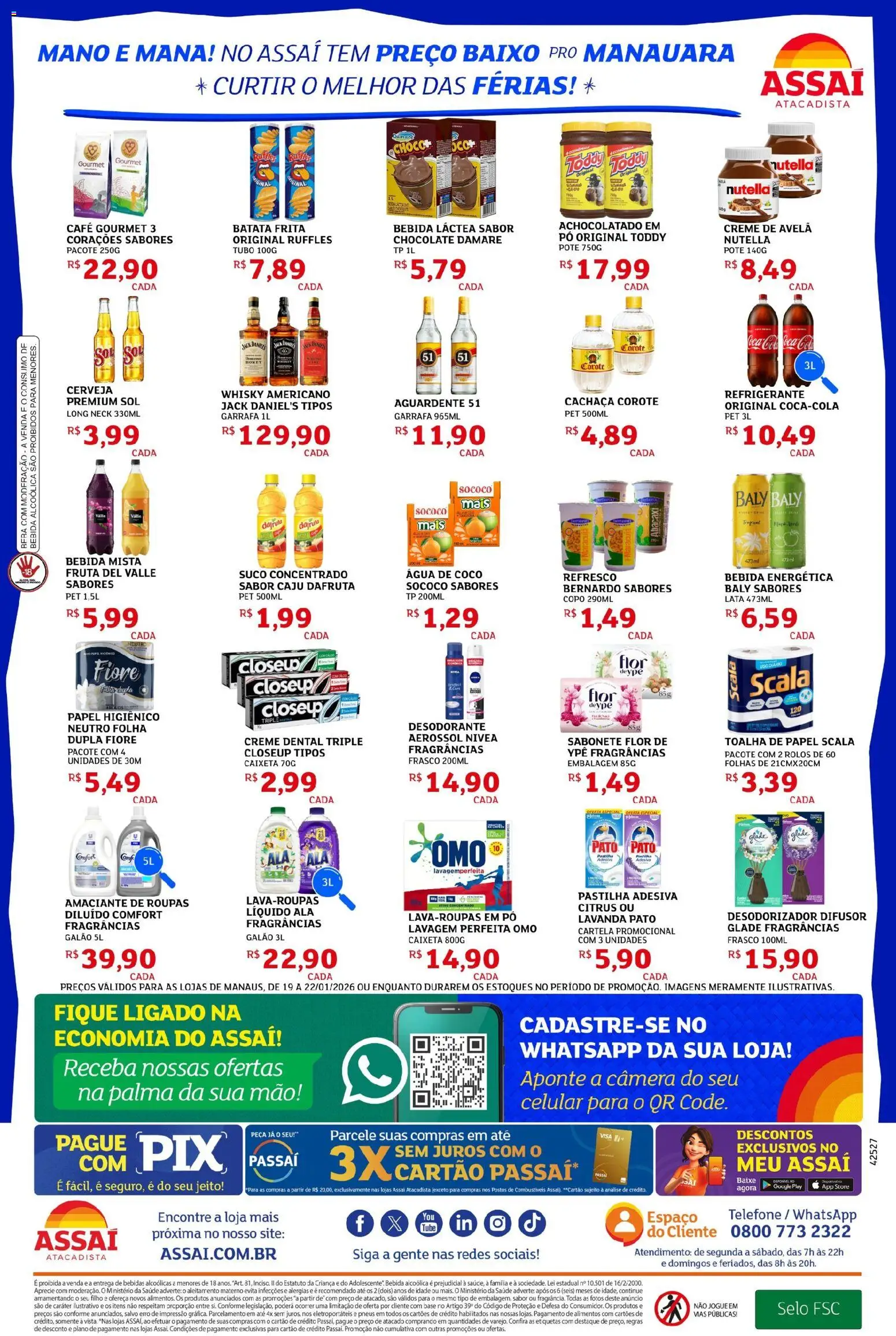 Assaí Atacadista Folheto - válido de 19.01.2026 | Página: 2 | Produtos: Maracujá, Refresco, Café, Câmera