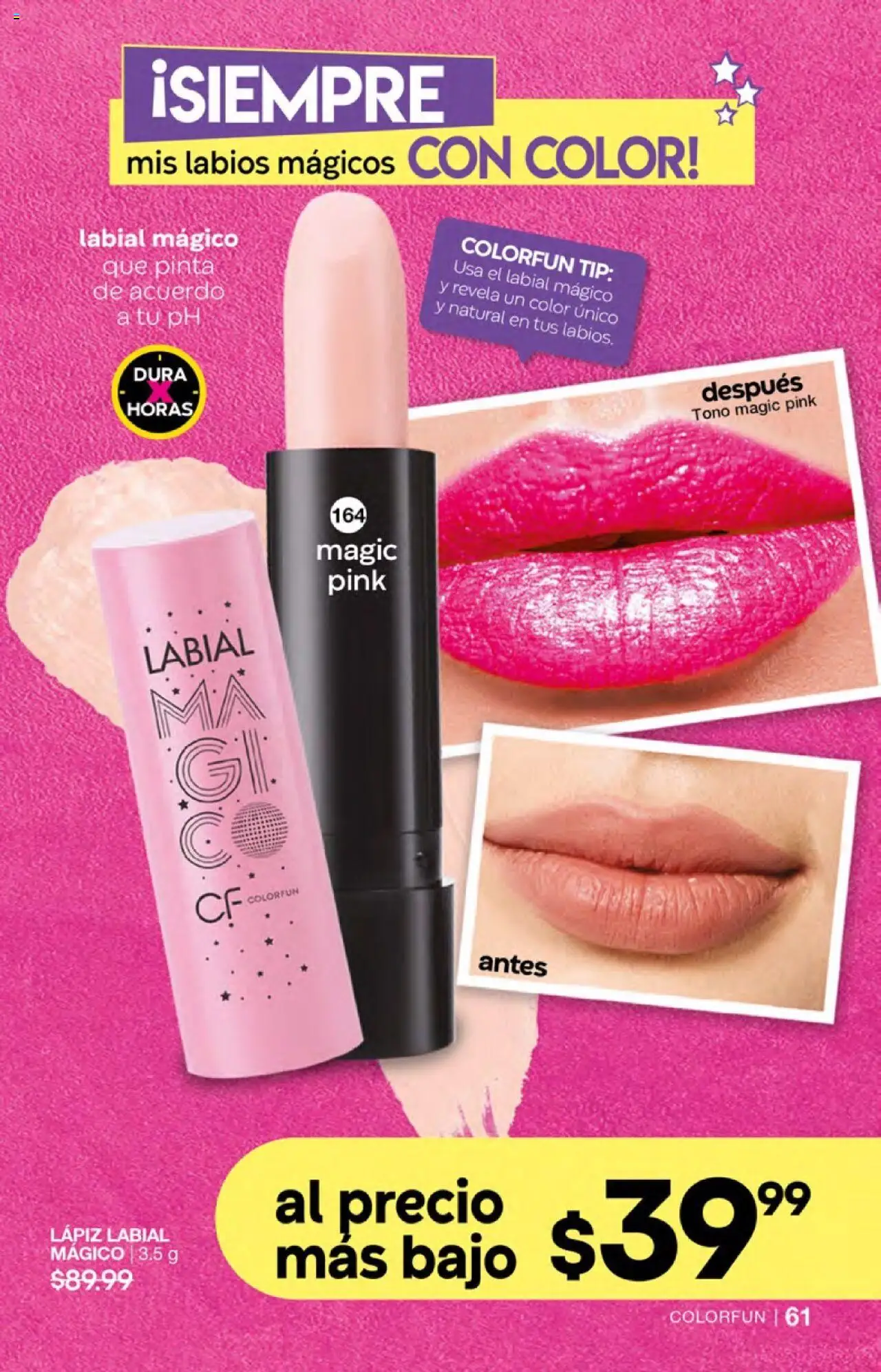Nuevas ofertas de Fuller válidas en toda la República Mexicana desde el 01.10.2025. ¡Encuentra las mejores ofertas en Fuller - Campaña 13 2025! | Página: 61 | Productos: Lápiz labial