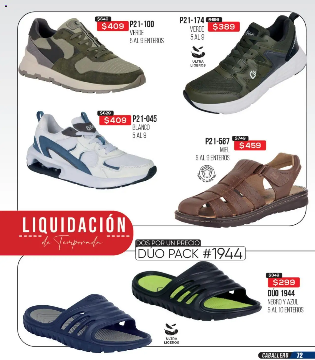 Nuevas ofertas de Cklass válidas en toda la República Mexicana desde el 09.09.2025. ¡Encuentra las mejores ofertas en Cklass - Catálogo Liquidacion Calzado! | Página: 73