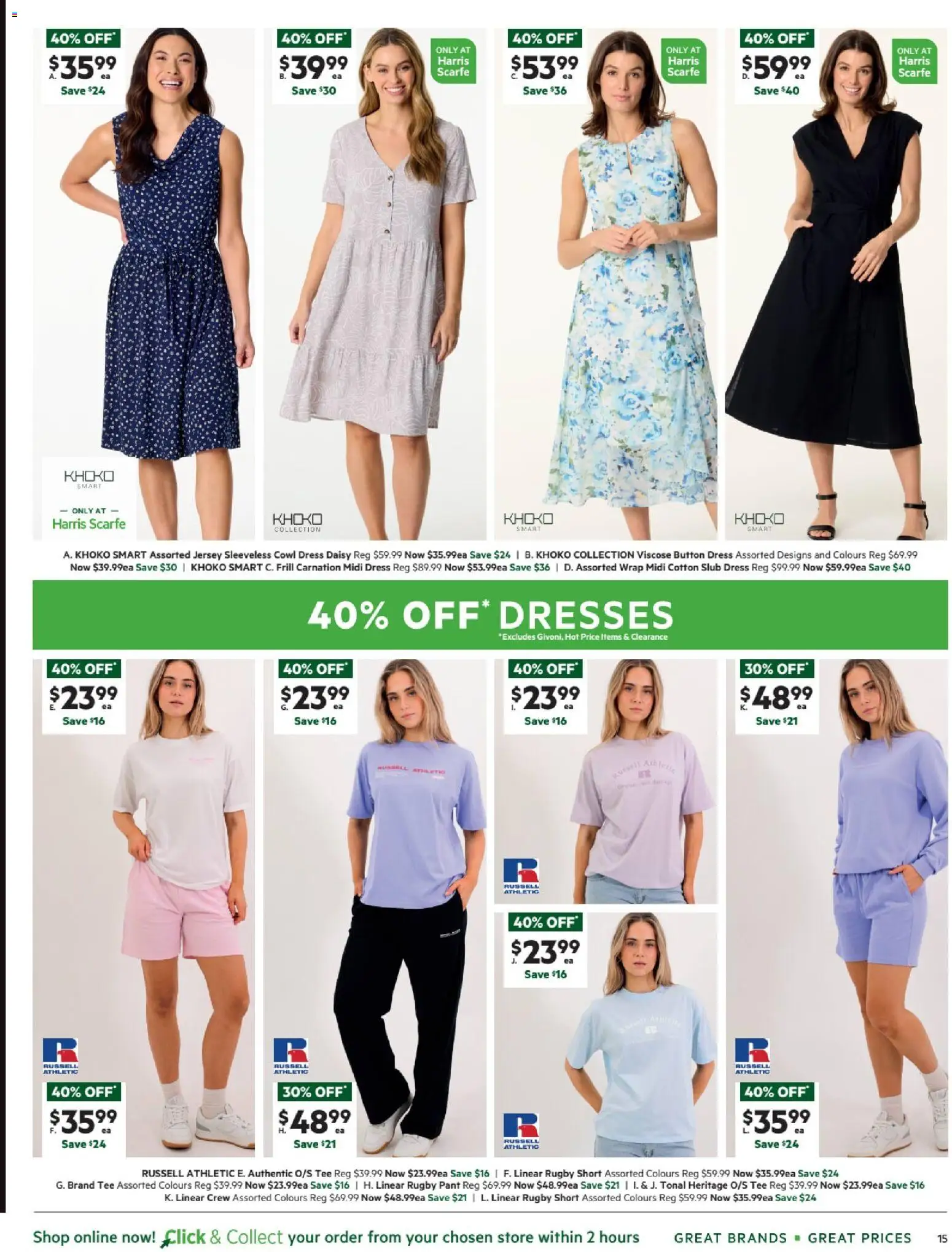 Harris Scarfe catalogue - valid from 05.01.2026 | Page: 15 | Products: Jersey, Dress, Sleeveless