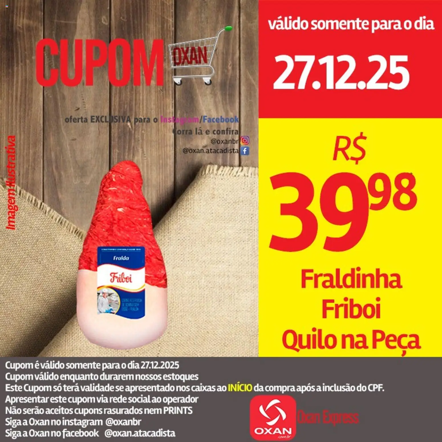 Oxan Atacadista Folheto - válido de 27.12.2025 | Página: 6 | Produtos: Fraldinha