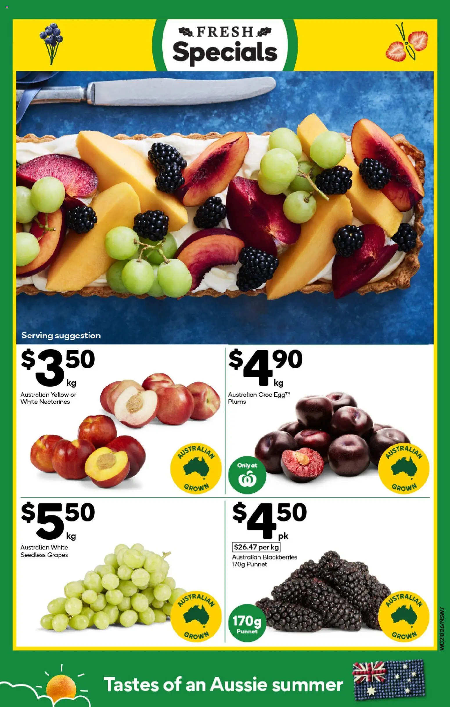 Woolworths catalogue - valid from 21.01.2026 | Page: 7 | Products: Grapes, Plums