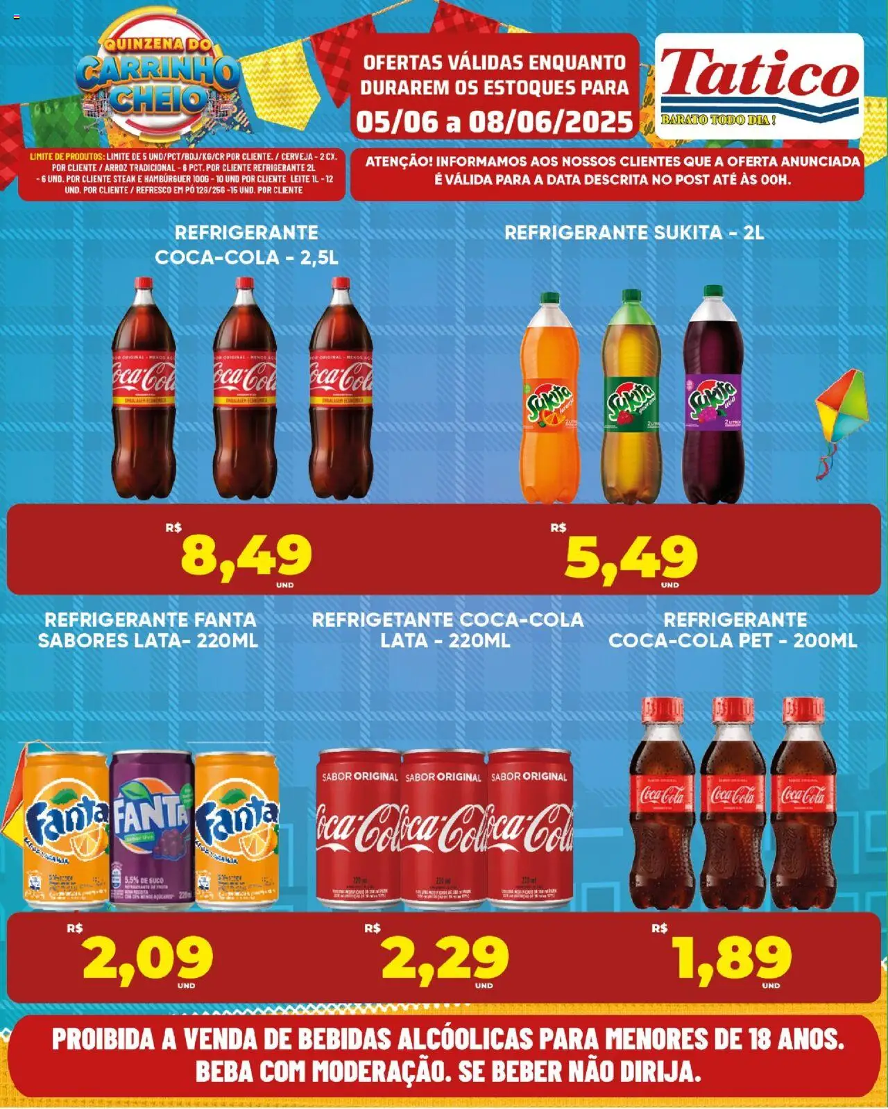 Tatico Folheto - válido de 09.06.2025 | Página: 41 | Produtos: Pó, Refresco, Fanta, Arroz