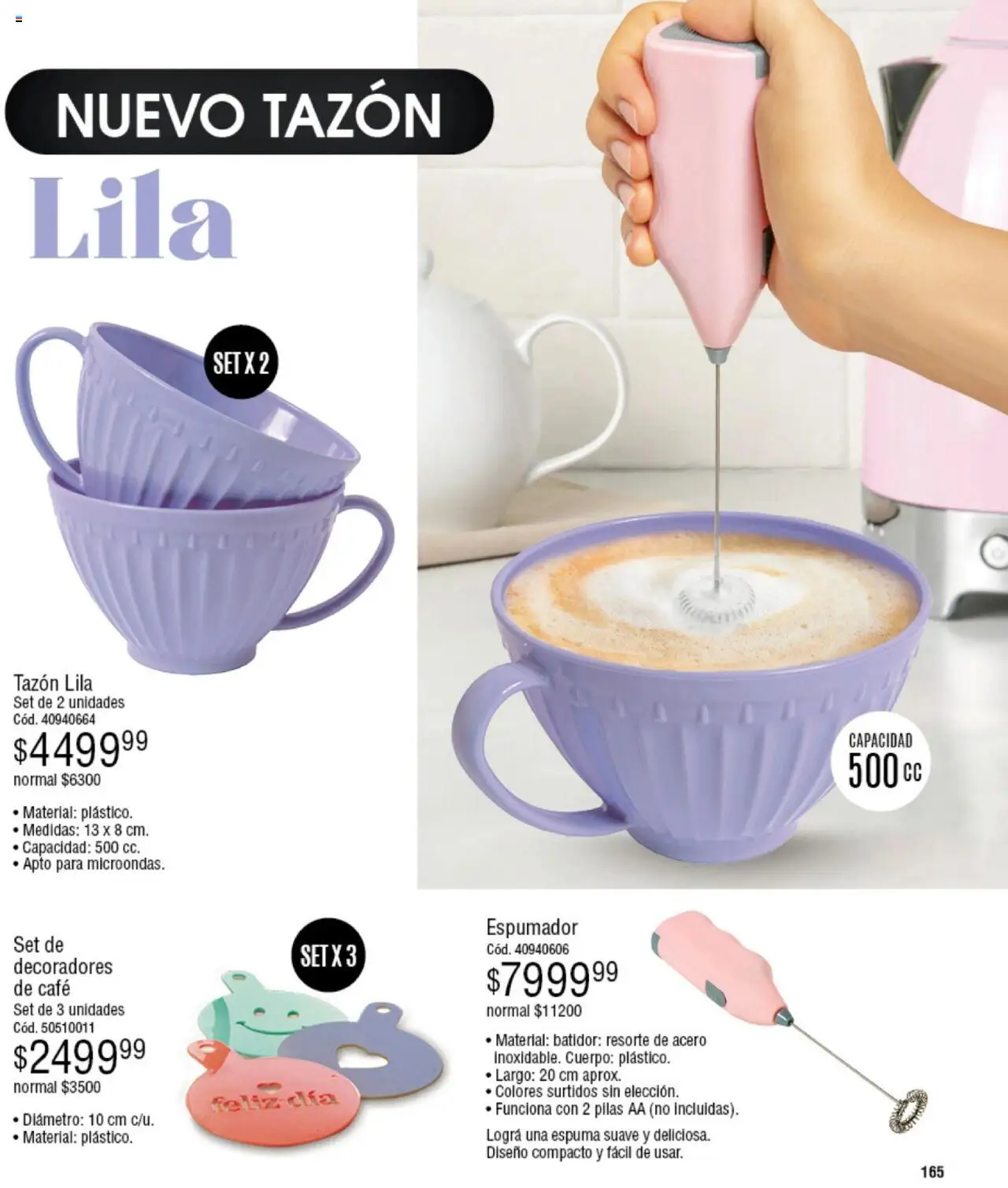 Millanel catálogo │ válido desde el 23.06.2025 | Página: 165 | Productos: Pilas, Espuma, Batidor, Café