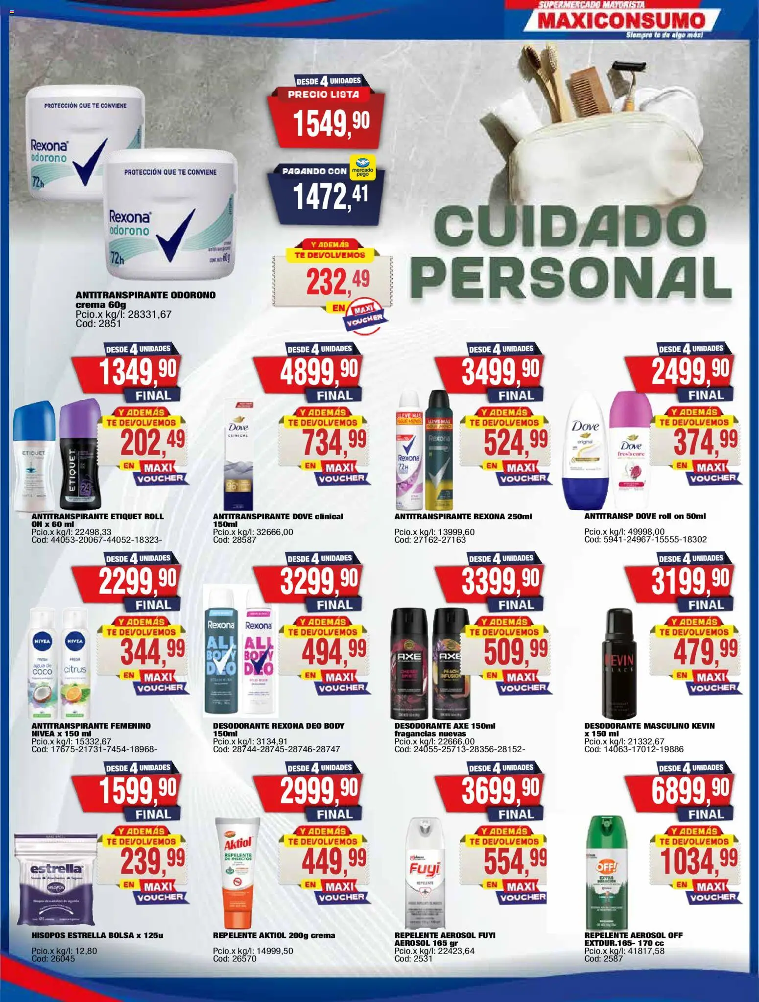 Musimundo catálogo │ válido desde el 27.10.2025 | Página: 27 | Productos: Repelente, Body, Desodorante, Té