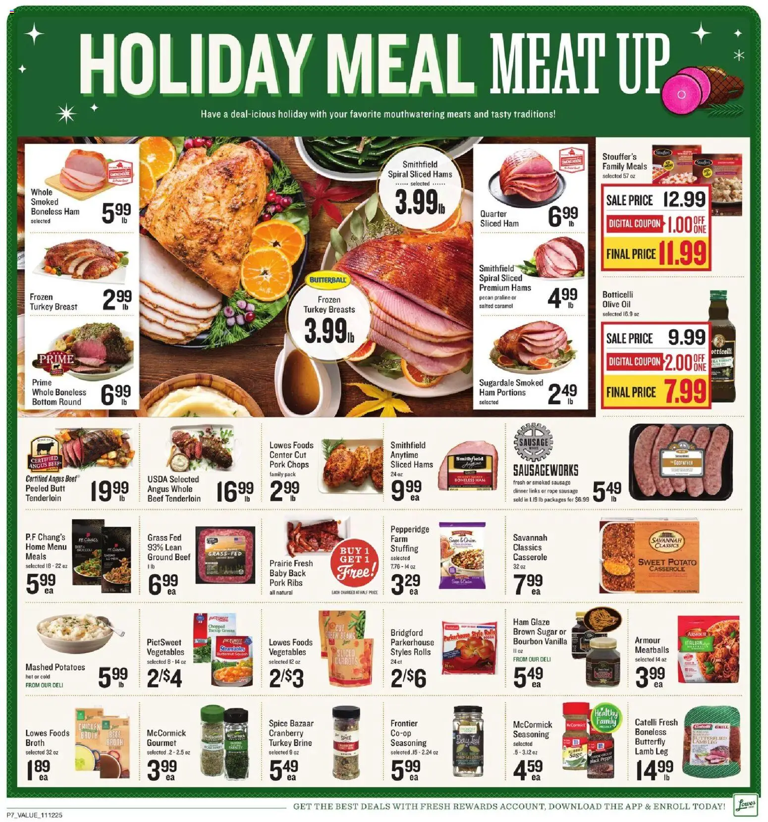 Lowes Foods Weekly Ad - NC - valid from 12.11.2025 | Page: 10 | Products: Broccoli, Oil, Pork, Pepper