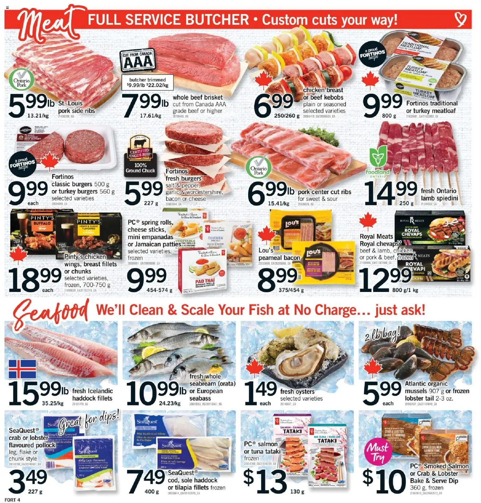 Fortinos flyer valid from 13.11.2025 | Page: 5 | Products: Beef, Turkey, Bag, Cheese