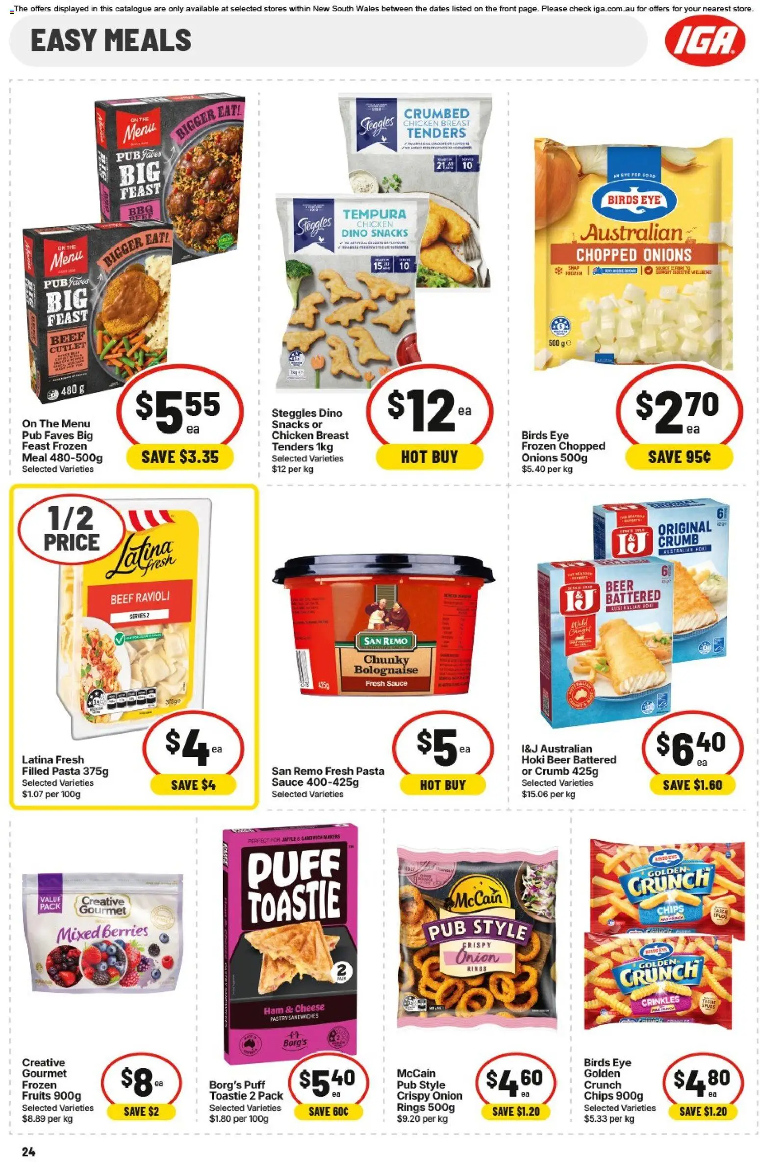 IGA catalogue - valid from 22.04.2026 | Page: 23 | Products: Light, Rice, Beef, Sugar