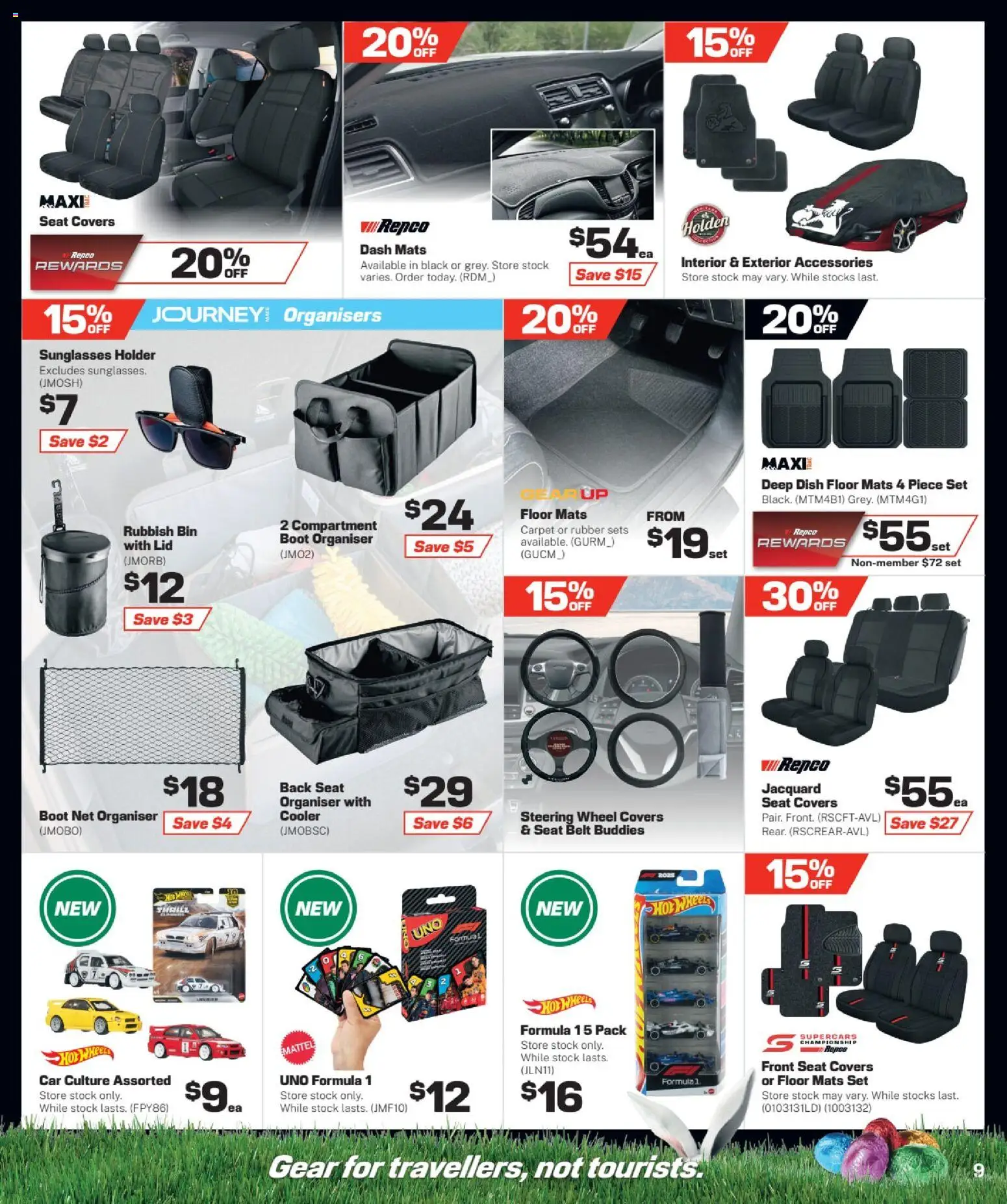 Repco catalogue - valid from 25.02.2026 | Page: 9 | Products: Carpet, Sunglasses, Accessories, Belt