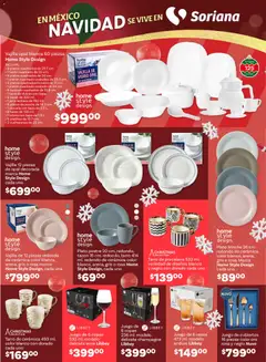 Vista previa de Soriana - Preciazazaso Híper: Camp, Chia, Oax, Q. Roo, Tab, Yuc, nuevo folleto de la tienda, válido en México a partir del 11.12.2025 | Página: 59 | Productos: Champagne, Té, Vasos, Jarra