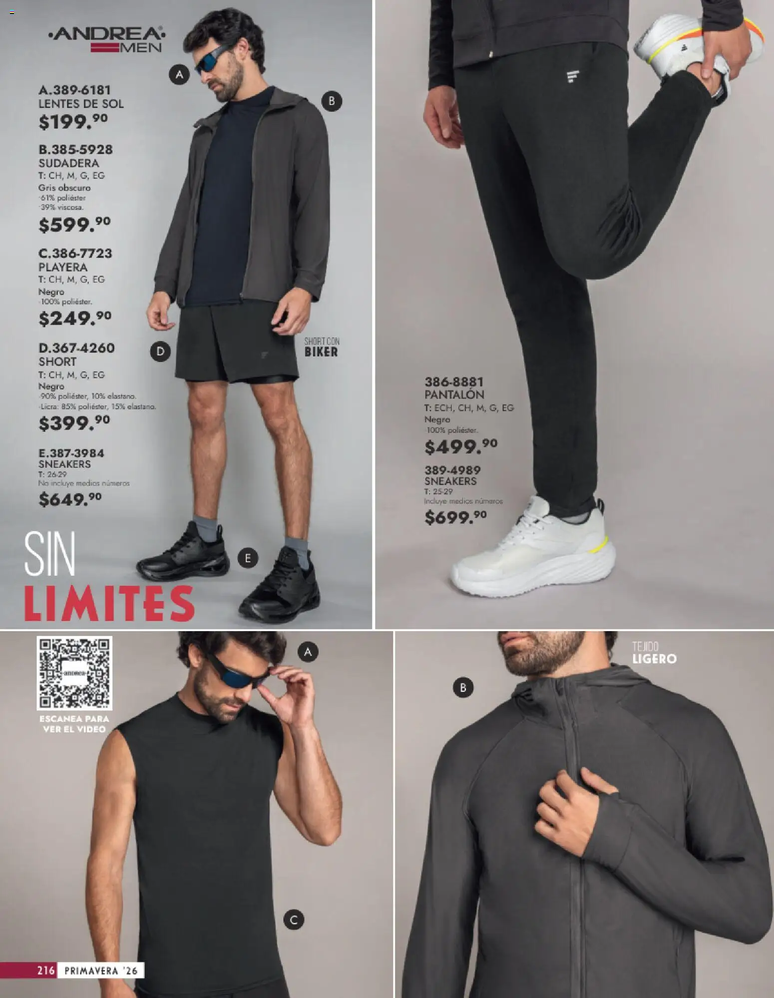 Nuevas ofertas de Andrea válidas en toda la República Mexicana desde el 25.01.2026. ¡Encuentra las mejores ofertas en Andrea catálogo Vestir Caballero ! | Página: 58