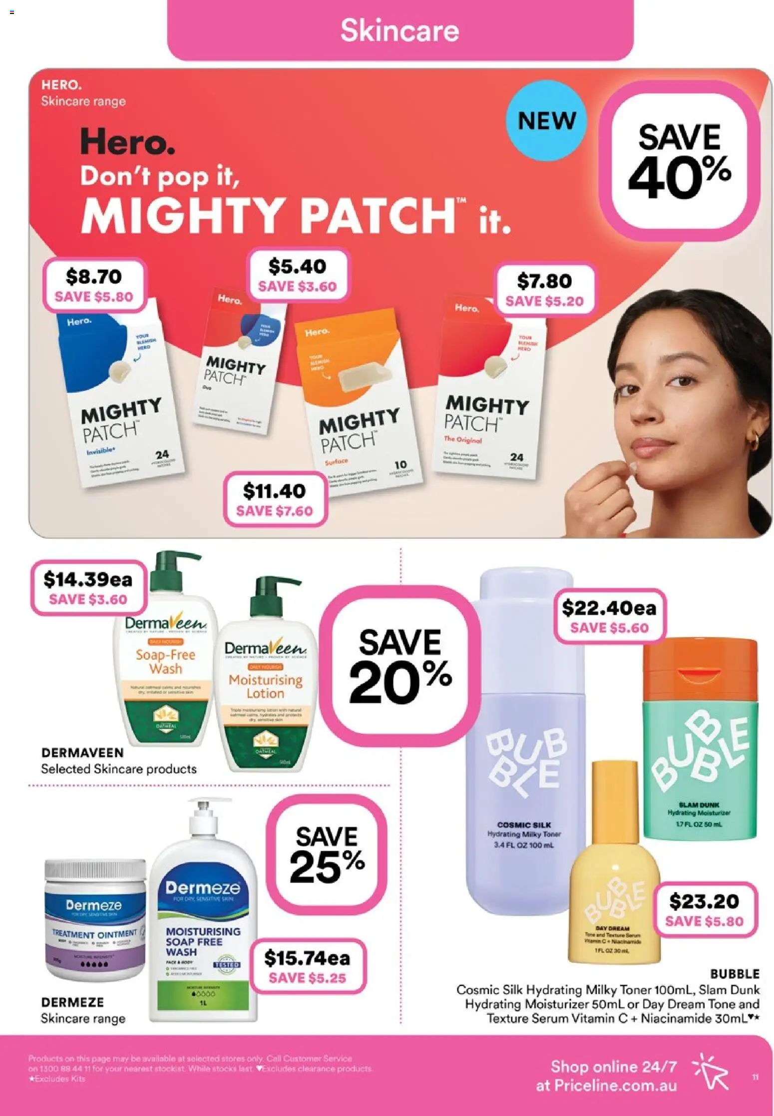 Priceline Pharmacy catalogue - valid from 25.03.2026 | Page: 11 | Products: Kits, Lotion, Toner, Vitamin