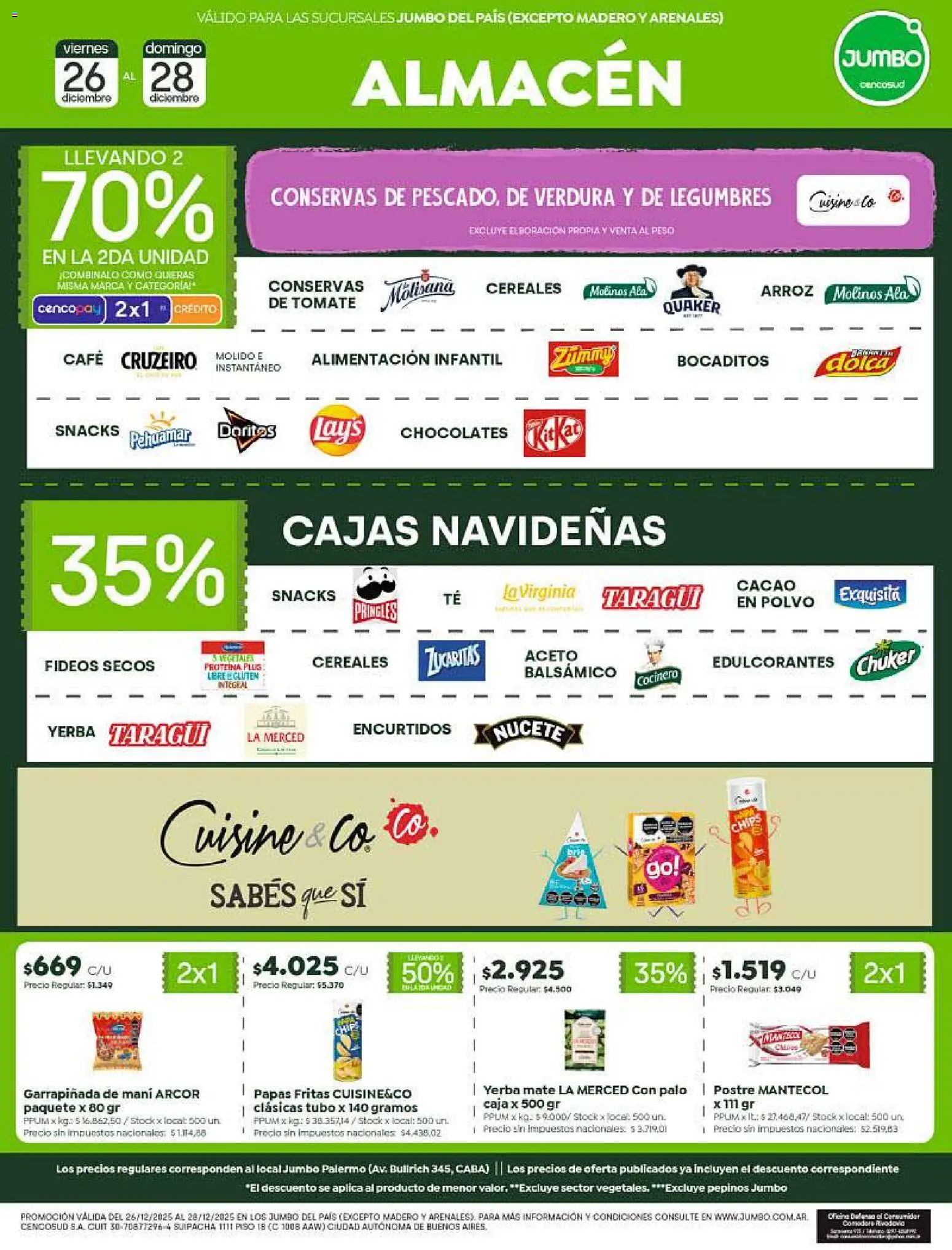 Jumbo - Ofertas  │ válido desde el 26.12.2025 | Página: 2 | Productos: Tomate, Café, Arroz, Papas fritas