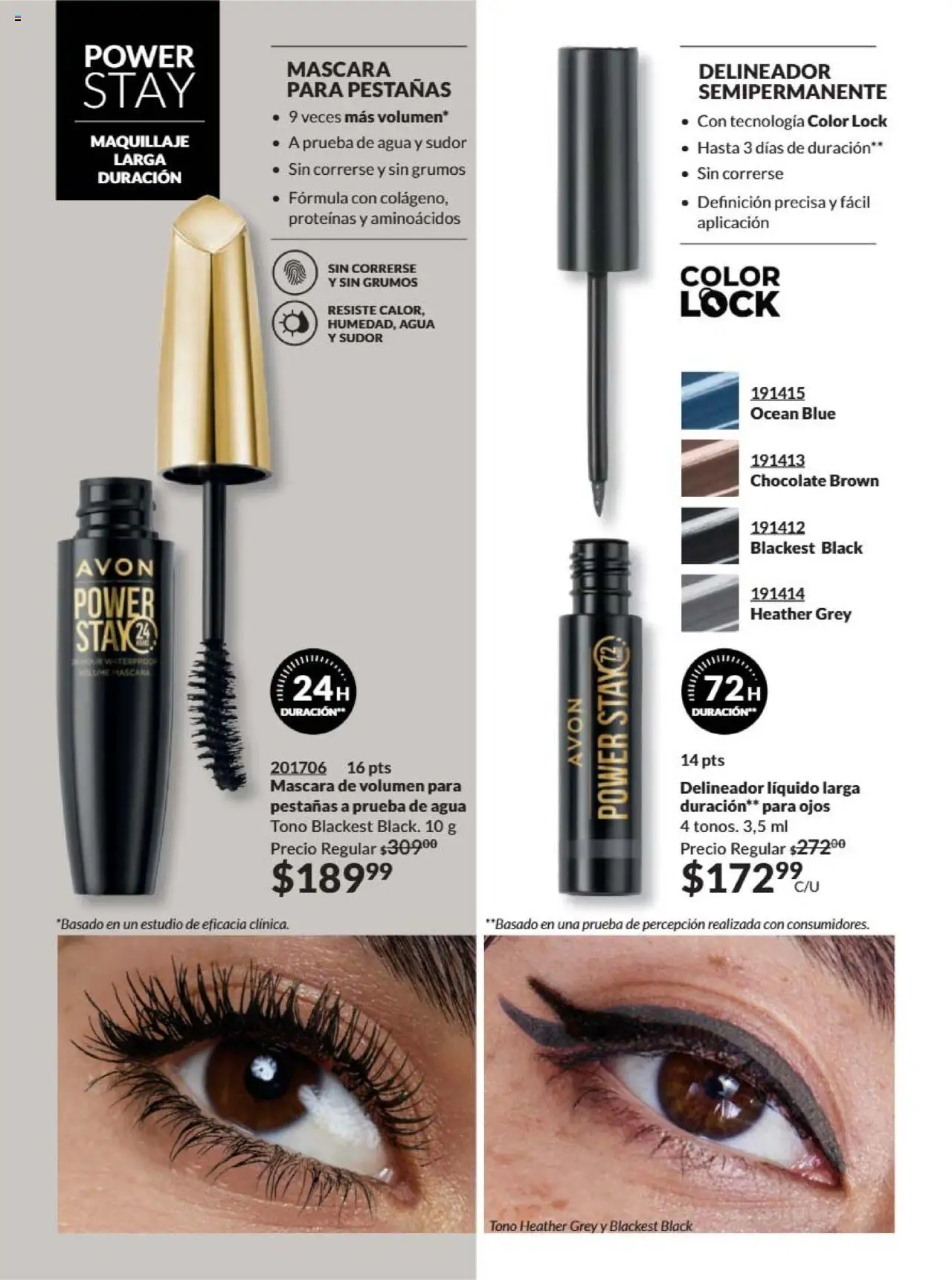 Nuevas ofertas de AVON válidas en toda la República Mexicana desde el 09.10.2025. ¡Encuentra las mejores ofertas en AVON - Campaña 16 2025! | Página: 36 | Productos: Agua, Chocolate, Maquillaje, Delineador