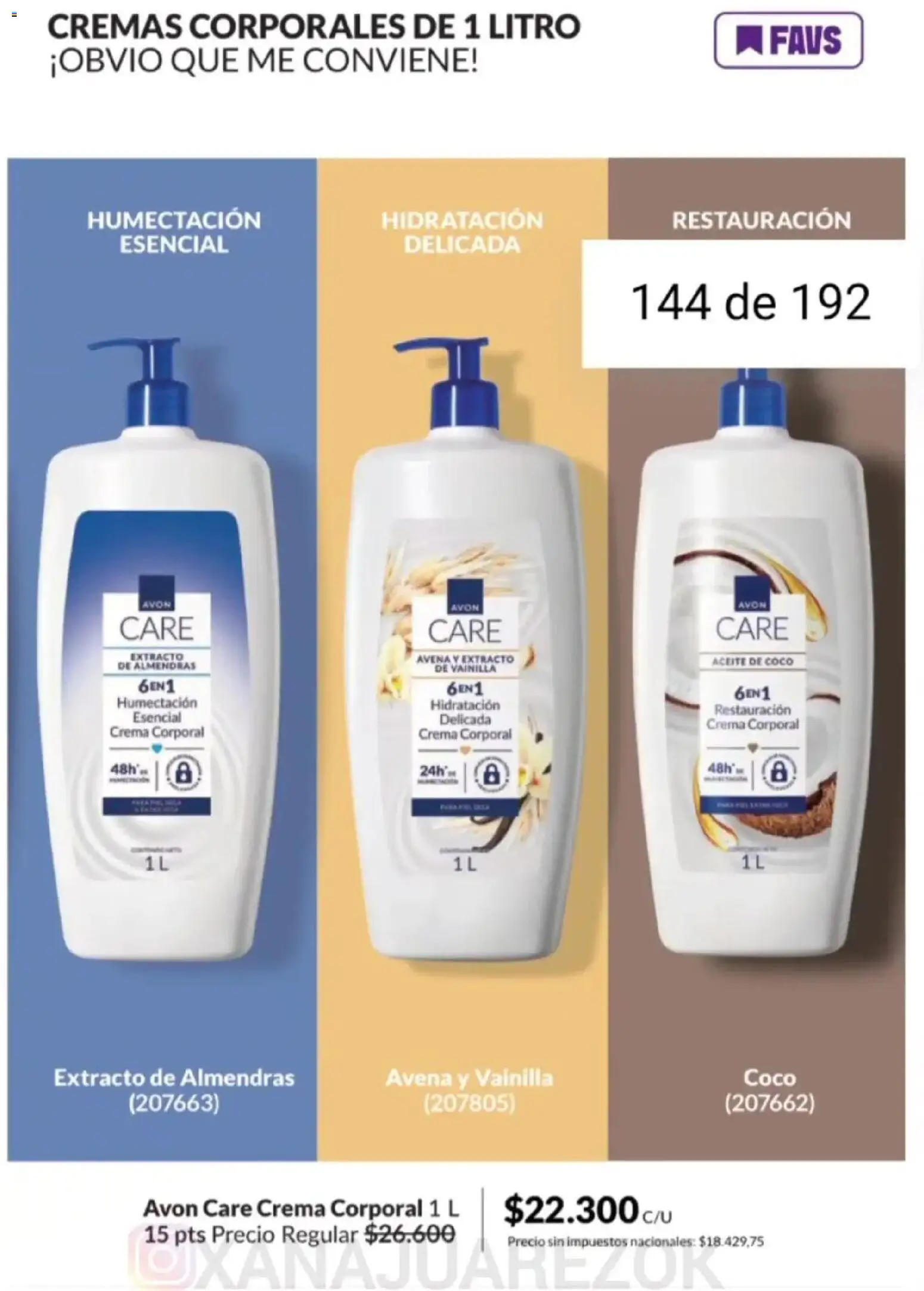 Avon - Campaña 3/2026 │ válido desde el 01.03.2026 | Página: 138 | Productos: Almendras, Aceite, Avena, Crema