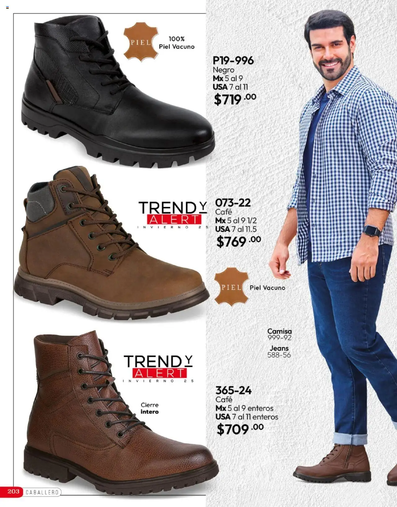 Nuevas ofertas de Cklass válidas en toda la República Mexicana desde el 16.09.2025. ¡Encuentra las mejores ofertas en Cklass - Catálogo Invierno Calzado! | Página: 204 | Productos: Camisa, Café