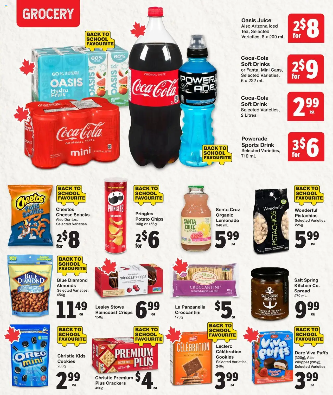 Quality Foods flyer valid from 11.09.2025 | Page: 10 | Products: Cookies, Stove, Chocolate, Juice