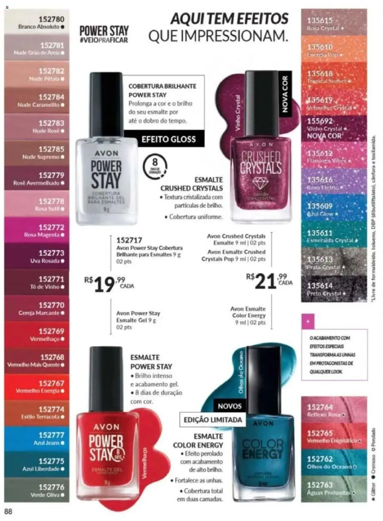 Avon Folheto - válido de 26.09.2025 | Página: 88 | Produtos: Cereja, Areia, Vinho, Jeans