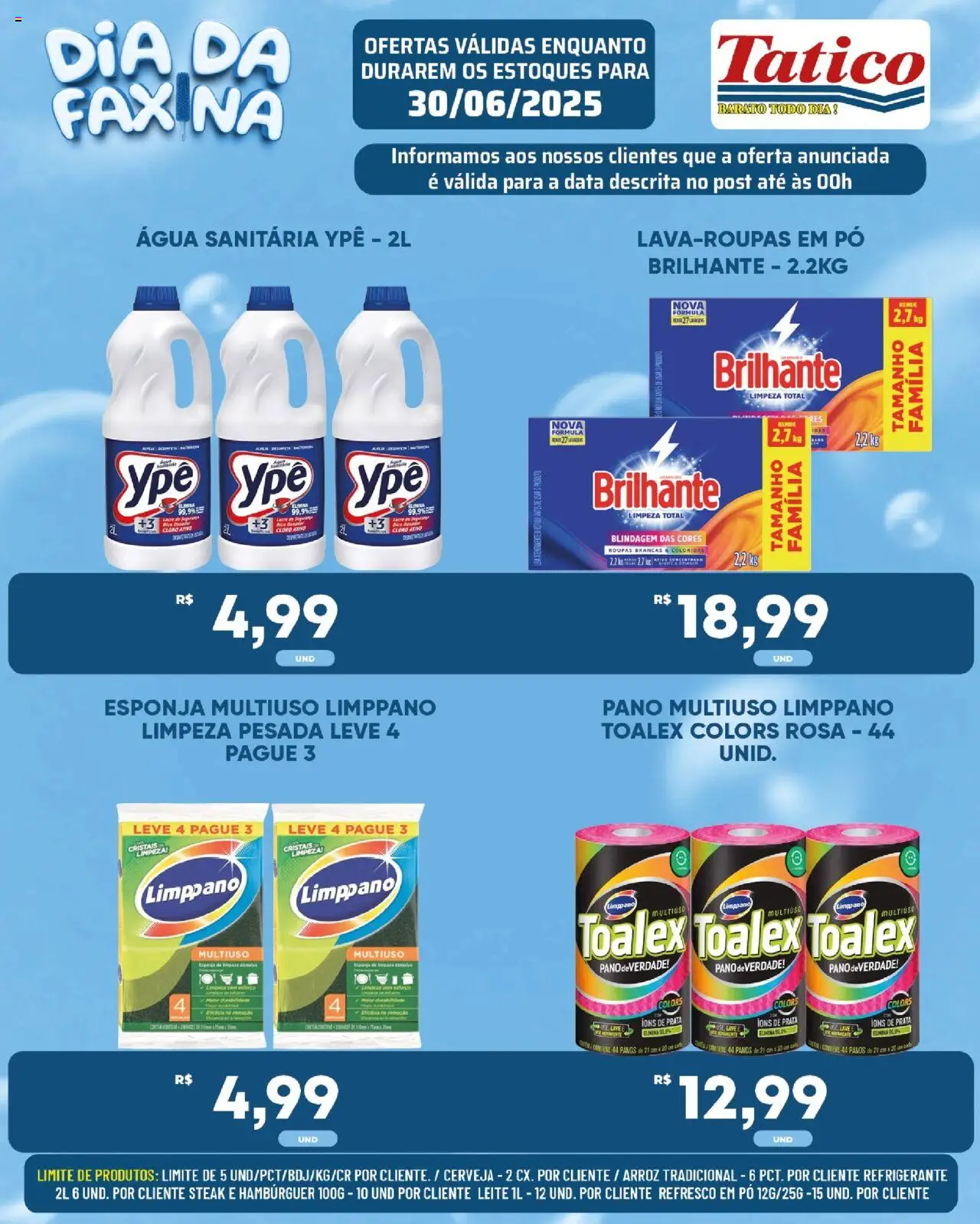 Tatico Folheto - válido de 30.06.2025 | Página: 18 | Produtos: Refresco, Cerveja, Arroz, Refrigerante