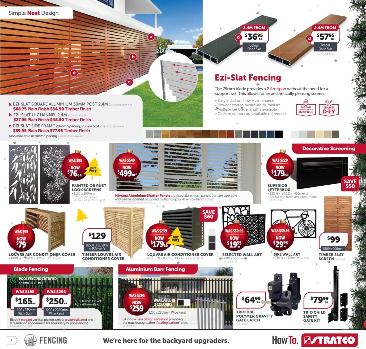 Stratco catalogue - valid from 31.10.2025 | Page: 7 | Products: Gate, Powder, Conditioner, Screen